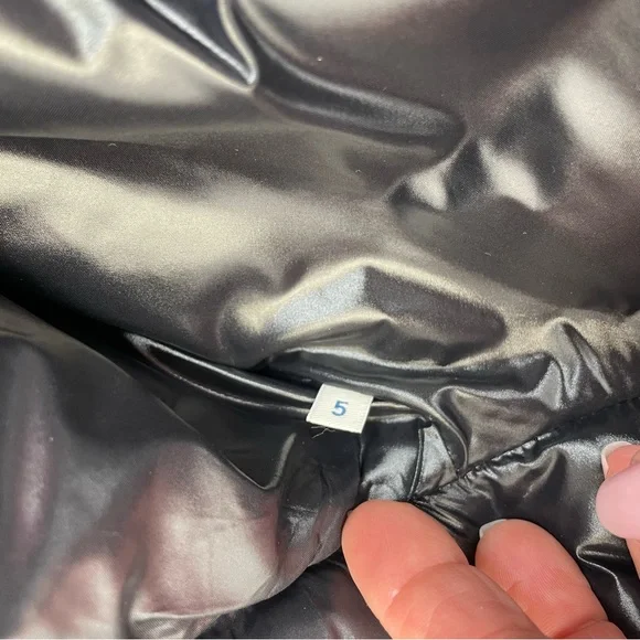 ❣️2X HP❣️ Moncler Maya Fur Jacket 5/XL Black - Picture 5 of 16